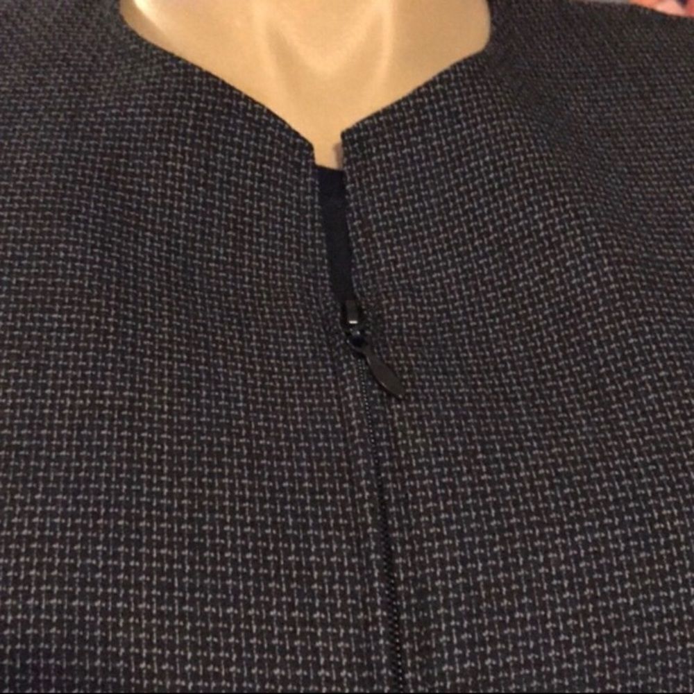 100% Wool Jacket by Pendleton Black/White Size 12 - image 3